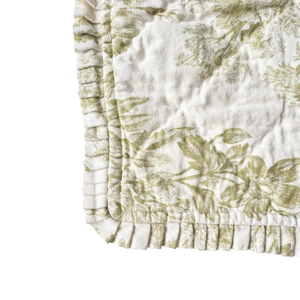 Pottery Barn Matine Toile Quilted Sham